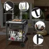 COSTWAY Grilltisch mit klappbarer Tischplatte, Beweglicher Produktbild-Vorschau 5