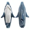 Minicee Hoodie Decke Hai mit Ärmeln Fleecedecke Gr. L bis Produktbild-Vorschau 1