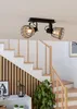 EGLO Balken Anwick 1 E27 2x40W noir rotin Voir les images du produit 5