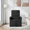 masážne kreslo vidaXL Black Fabric Náhľad obrázku produktu 3