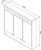 FACKELMANN LED Spiegelschrank Natura / Badschrank mit Produktbild-Vorschau 7