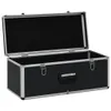 vidaXL Valises de rangement 3 pcs. noir aluminium Voir les images du produit 6