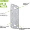 Alberts 20 x Flachverbinder 190 x 90 x 3 mm – verzinkt, Produktbild-Vorschau 4