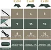 VOSOIR Tarp 3x4M Wasserdicht Ultraleicht Camping Zeltplane Produktbild-Vorschau 8