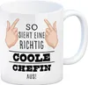 So sieht eine richtig coole Chefin aus Kaffeebecher für die Produktbild-Vorschau 1