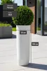 VIVANNO Vase de sol en fibre de verre SOLERIO Rond, blanc Voir les images du produit 4