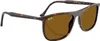 A pair of brown tortoiseshell sunglasses with brown lenses, shown on a white background. Produktbild-Vorschau