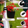 KOTARBAU® Jardinière Extérieur Pot de Fleur PVC 40x15x15 cm Voir les images du produit 8
