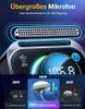 Close-up of a car Bluetooth adapter with marketing text and comparison images. Produktbild-Vorschau