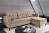 riess-ambiente Retro Ecksofa STOCKHOLM 220cm hellbraun Cord Produktbild-Vorschau 14
