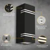 Design Wandleuchte JOVO-L indirektes Licht Up & Down IP44 Produktbild-Vorschau 2