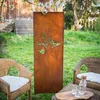 PANEL OGRODOWY DEKORACYJNY METALOWY 50 x 160 cm PŁOT KRZEWY Podgląd zdjęcia produktu 6