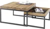 Couchtisch Set Lubao | 2-teilig | Eiche massiv | 57/65 | Produktbild-Vorschau 2