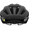 The back view of a black bicycle helmet. Produktbild-Vorschau