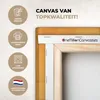 MuchoWow® - Leinwandbilder - Frau - Blumen - Gelb - Kunst, Produktbild-Vorschau 3
