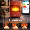 TRESKO® 4200 Watt Gasheizer rot inkl. Gasdruckregler Produktbild-Vorschau 4