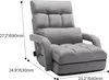 SucceBuy Verstellbares Bodensofa Schlafsofa klappbarer Produktbild-Vorschau 7