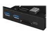 Icy Box IB-HUB1417-I3 Hub 3 ports IcyBox Hub USB 3.0 A/C Voir les images du produit 5