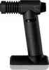 A black flambé torch with a base. Produktbild-Vorschau