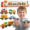 Kinder-Magnetbahn Viga Farm aus Holz Produktbild-Vorschau 4