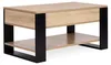 Table basse à plateau relevable, 90 cm, compartiment de Voir les images du produit 6