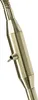 A close-up shot of the switch and flexible neck of a brass lamp. Produktbild-Vorschau