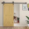 HOMCOM Schuifdeurset 200cm. Complete set met rails en Productafbeelding-voorbeeld 2