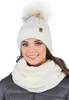 Vivisence damen bommelmütze und schal set warm Produktbild-Vorschau 1