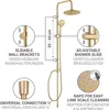 Sistema doccia WENKO Mod. Young Line Gold, doccetta con 3 Anteprima dell’immagine prodotto 5