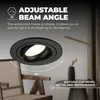 Ledvion lot de 6 spot encastrable LED rond noir 3W blanc Voir les images du produit 6