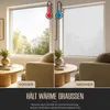Meisterhome® Fenster Sonnenschutz mit Saugnäpfen - Weiß - Produktbild-Vorschau 2