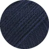 A close-up view of dark blue yarn. Produktbild-Vorschau