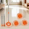 OKWISH 360 Grad drehbares Wischmopp-Set mit 3 abnehmbaren Produktbild-Vorschau 10