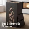 CASABEL Réservoir Pellets & Granulés avec Roulettes, Voir les images du produit 3