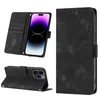 Hülle für iPhone 14 Pro Max Prägung Flip Leder Brieftasche Produktbild-Vorschau 2