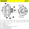 RIDEX 4G0577 Lichtmaschine Generator LiMa 160A 14V für Produktbild-Vorschau 7