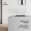 KlarsteinBeretta, okap kuchenny wyspowy, Ø 35 cm, LED, 650 Podgląd zdjęcia produktu 2