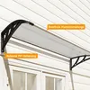 Outsunny Pultvordach Vordach für Haustür 110 x 60 x 18 cm Produktbild-Vorschau 8