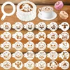 30 Halloween Cookie Stencils, Keksschablonen, Kuchen Dekoration, DIY Voir les images du produit