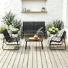 Set di mobili da giardino Bealife, set di 4 sedie da Anteprima dell’immagine prodotto 2