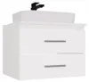 Mobiletto da bagno NEL 60, bianco, sospeso, 2 cassetti, 60 Anteprima dell’immagine prodotto 15