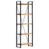 vidaXL Knihovna 5 přihrádek 60x30x180 cm Akátové masivní Náhled obrázku produktu 9