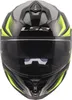 LS2 FF817 Challenger II Viper Helm, grau/gelb, L (59/60) Produktbild-Vorschau 3