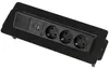 Design Light FLIX BOX, Typ Schuko, mattschwarz, 3x 230V AC Produktbild-Vorschau 1