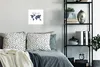 MuchoWow® Poster Weltkarte - Zitat - Blau 30x30 cm - Produktbild-Vorschau 4