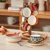 VANCASSO 6-tlg. Tassen-Set, Porzellan Cappuccino-Set, Produktbild-Vorschau 5