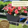 Geländertopf Balkon Hängeblumentopf mit Wasserspeicher Produktbild-Vorschau 9