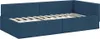 vidaXL Struttura letto ad angolo con testiera blu 90 cm x Anteprima dell’immagine prodotto 4