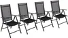 VCM 4er Set Gartenstuhl | Stuhl-Maße ca. H. 105 x B. 56 x Produktbild-Vorschau 2