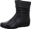 A black leather boot is shown against a white background. Anteprima dell’immagine prodotto